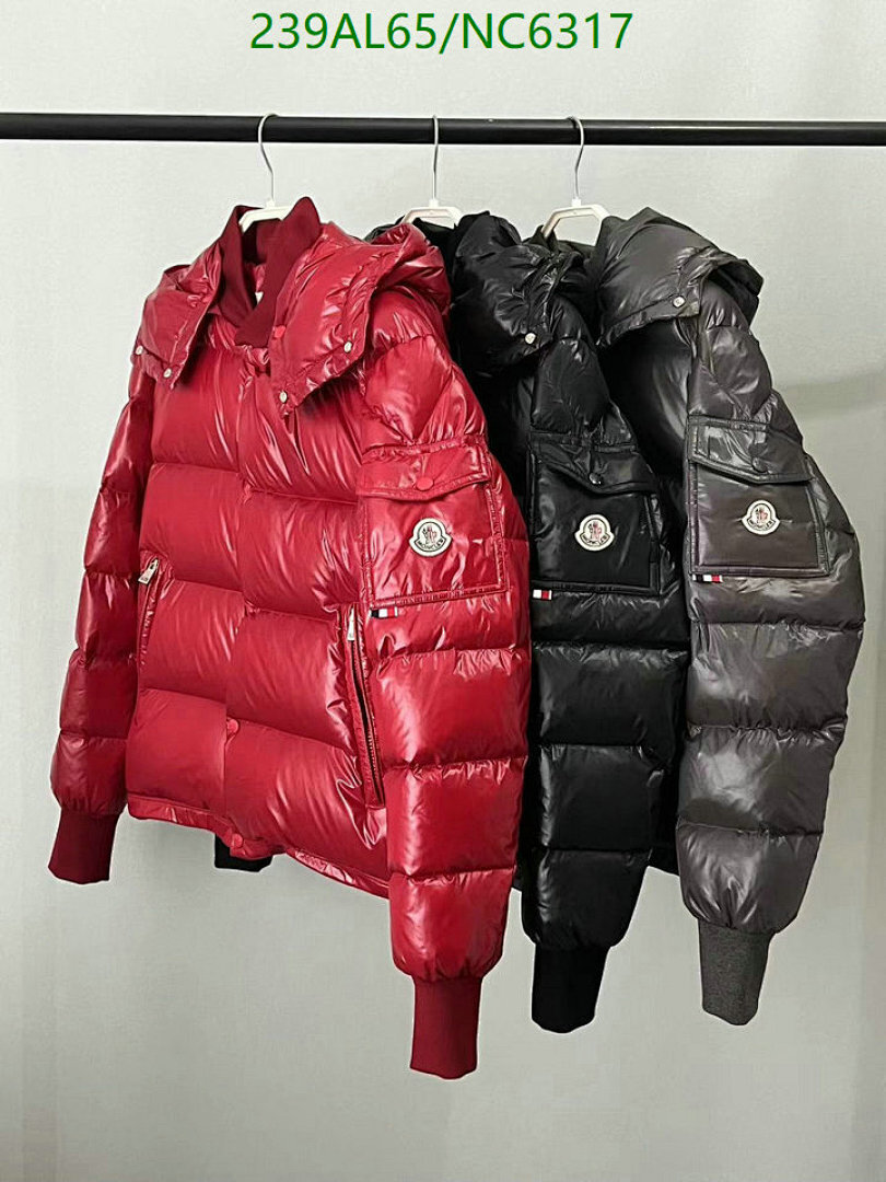 Moncler-Down jacket Men Code: NC6317 $: 239USD