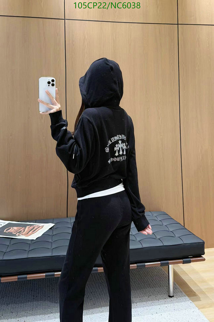 Chrome Hearts-Clothing Code: NC6038 $: 105USD