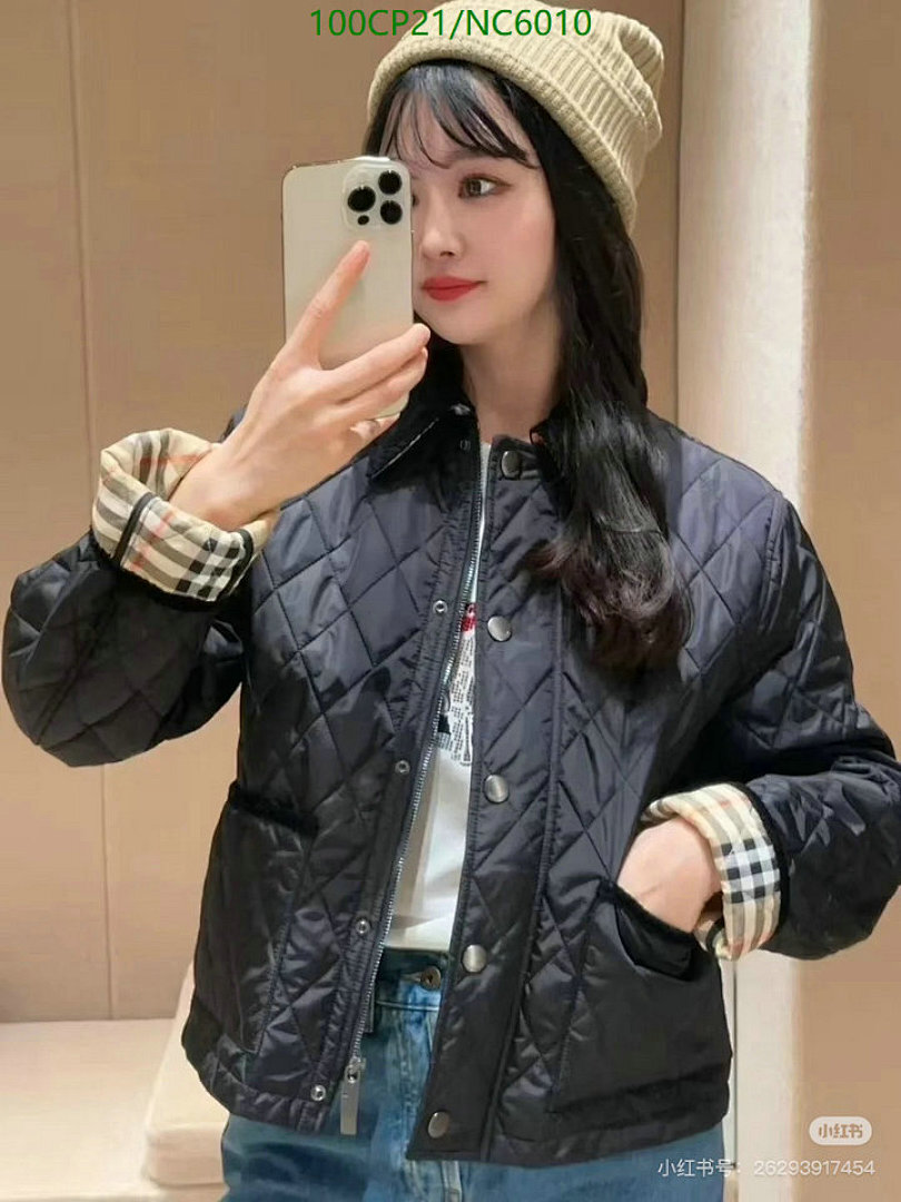 Burberry-Down jacket Women Code: NC6010 $: 100USD