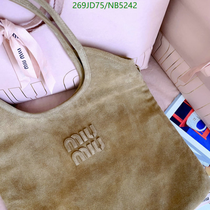 Miu Miu-Bag-Mirror Quality Code: NB5242 $: 269USD