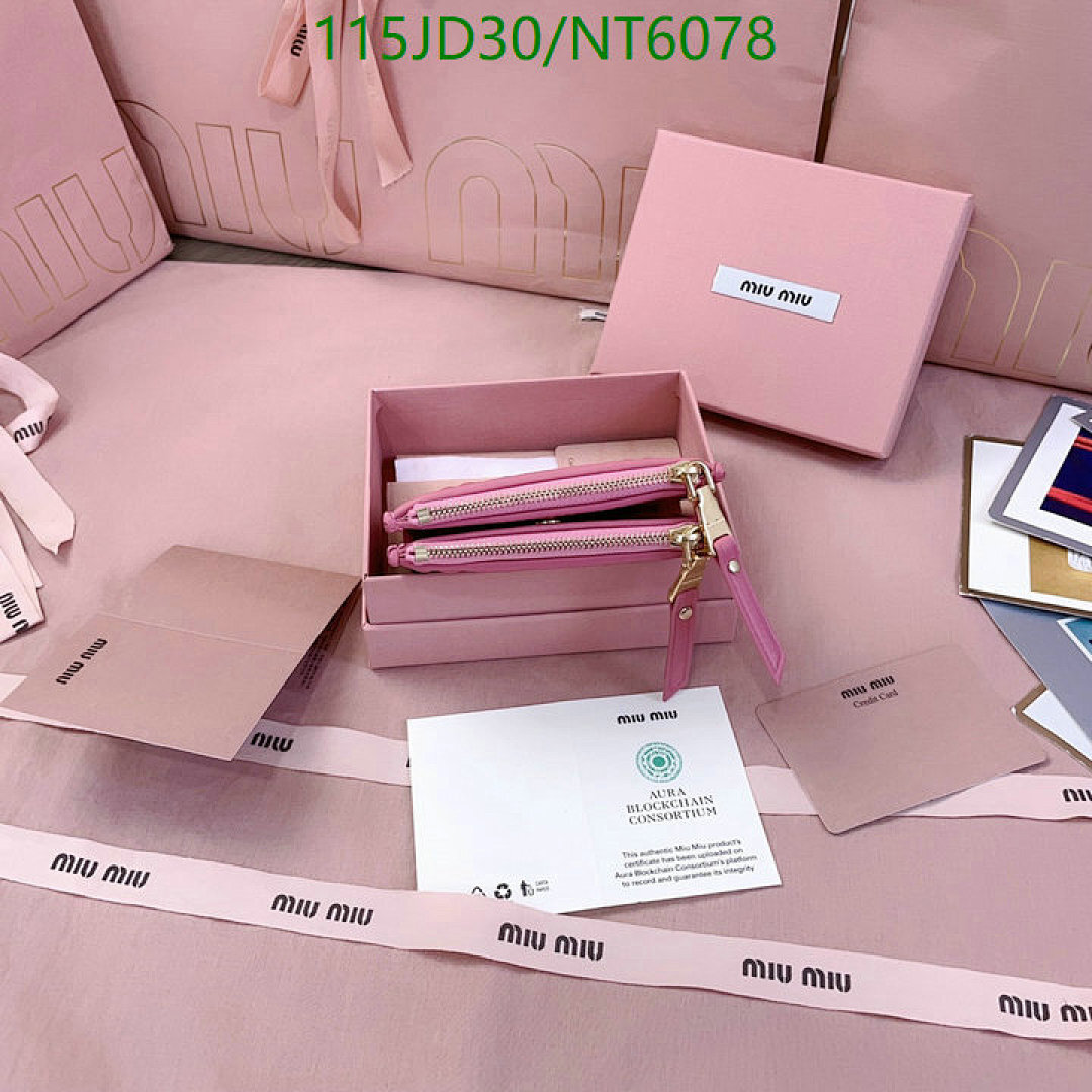 Miu Miu-Wallet Mirror Quality Code: NT6078 $: 115USD