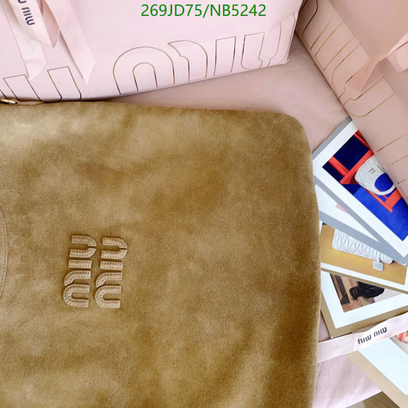 Miu Miu-Bag-Mirror Quality Code: NB5242 $: 269USD