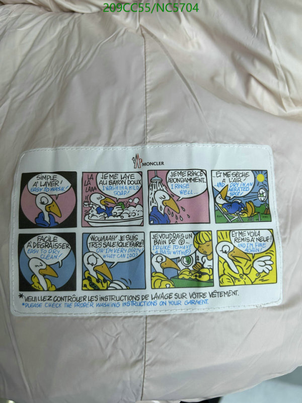 Moncler-Down jacket Women Code: NC5704 $: 209USD