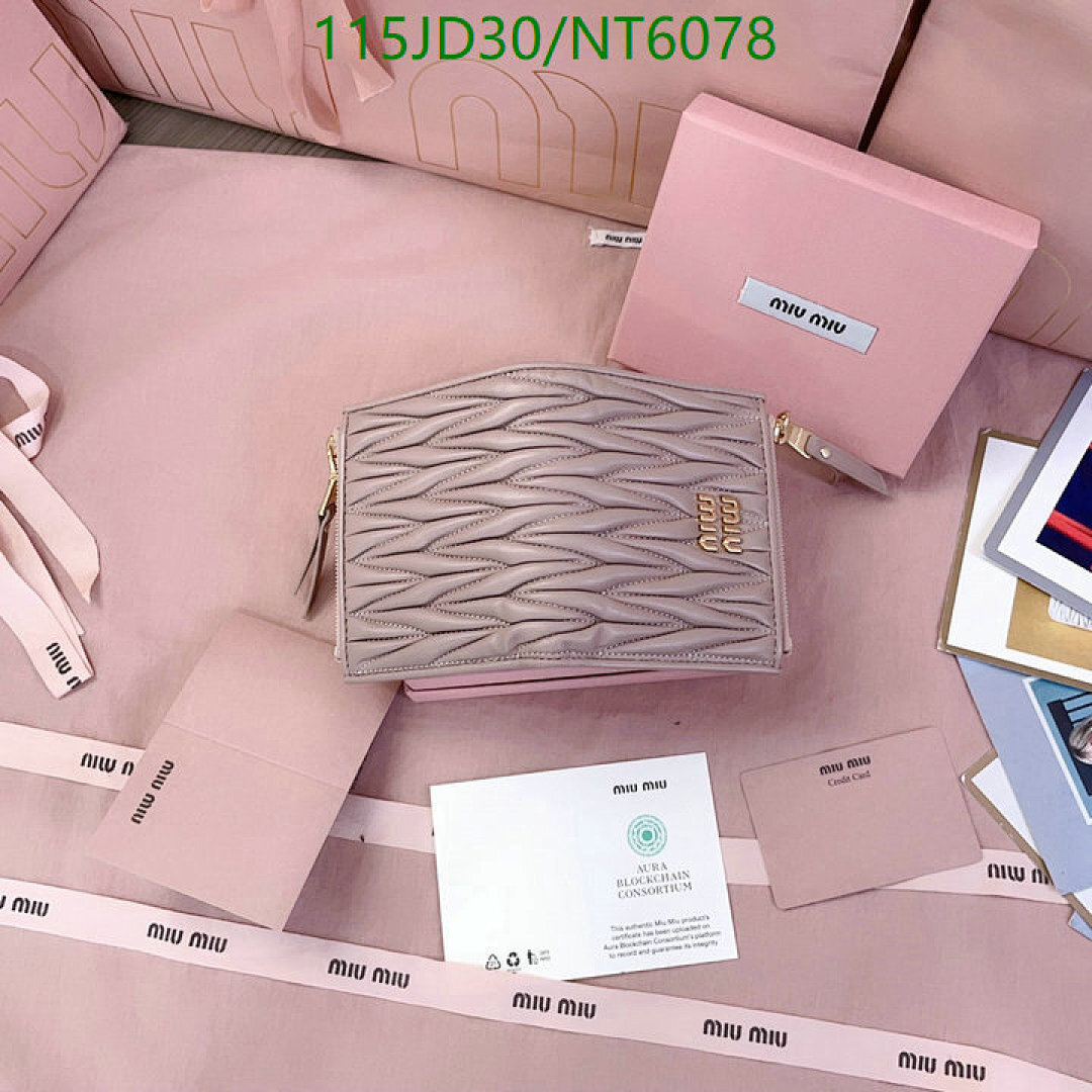 Miu Miu-Wallet Mirror Quality Code: NT6078 $: 115USD