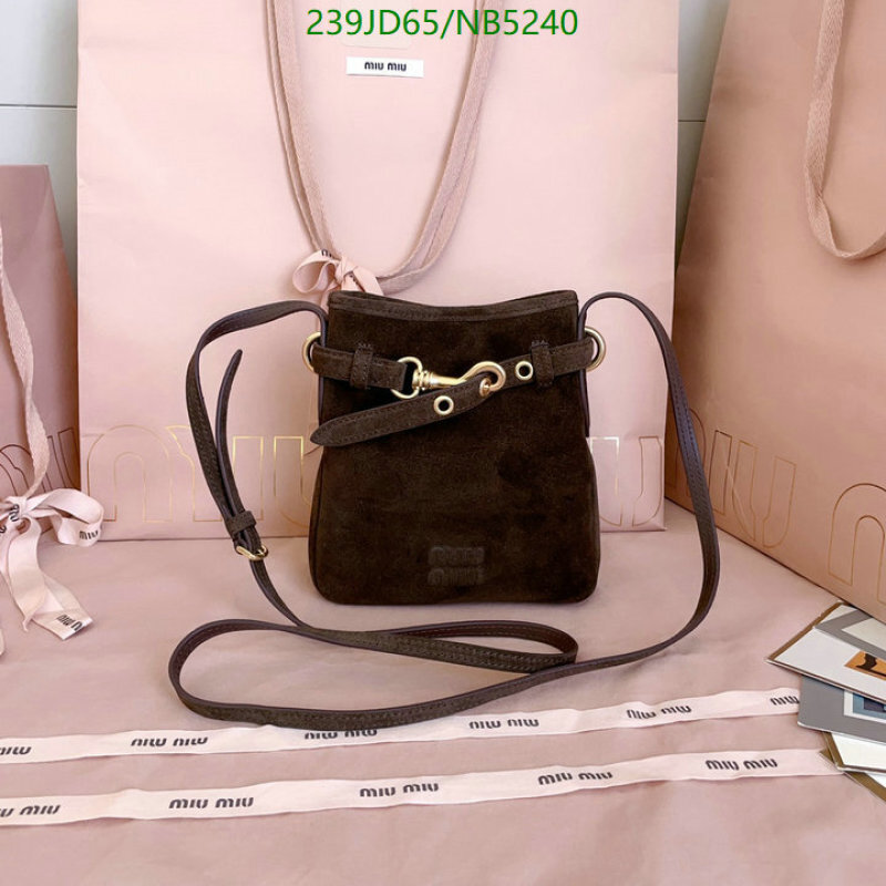 Miu Miu-Bag-Mirror Quality Code: NB5240 $: 239USD