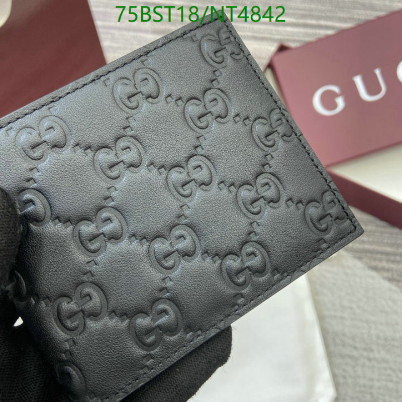 Gucci-Wallet Mirror Quality Code: NT4842 $: 75USD