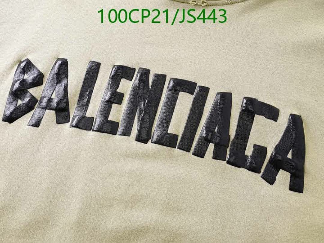 Balenciaga-Clothing Code: JS443 $: 100USD
