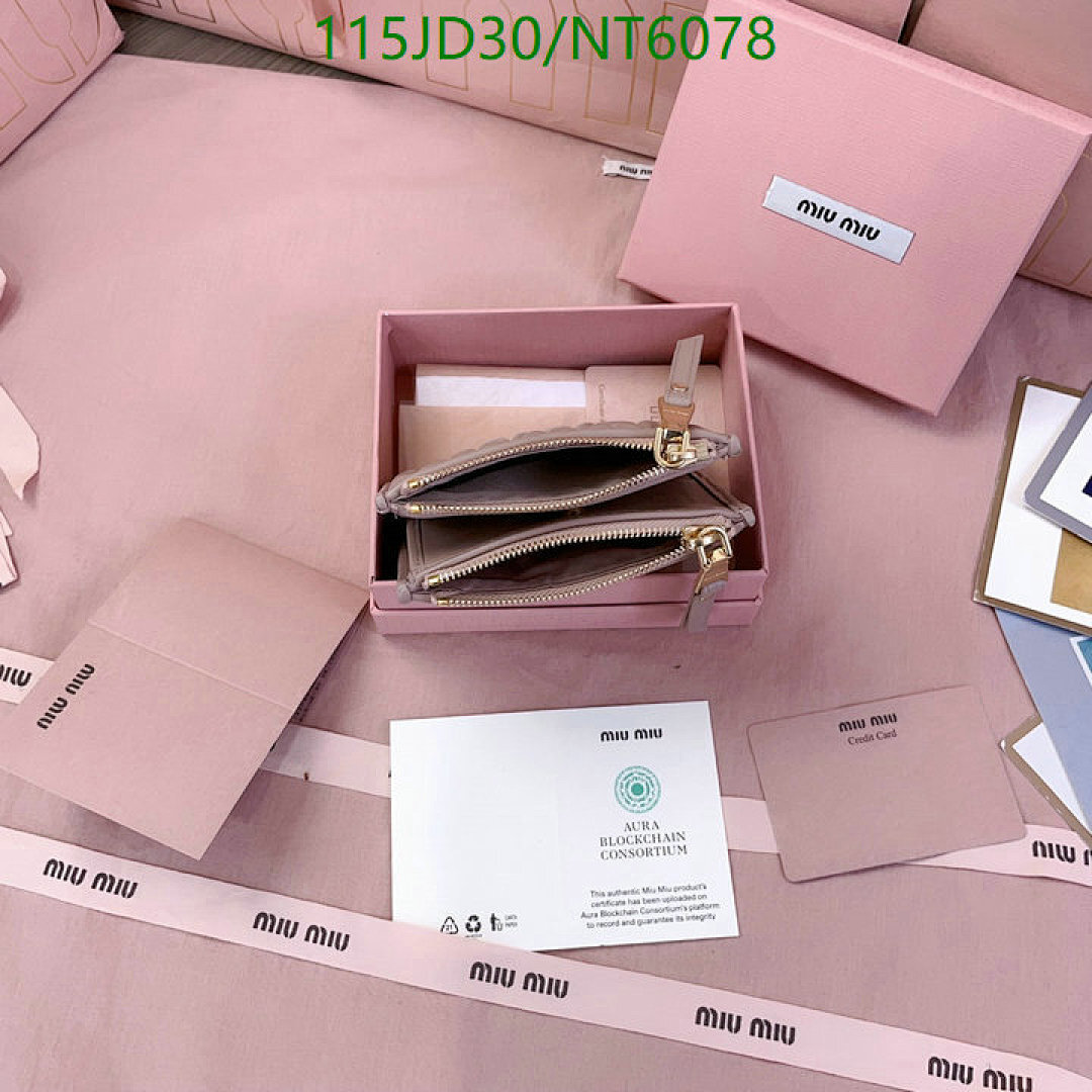 Miu Miu-Wallet Mirror Quality Code: NT6078 $: 115USD