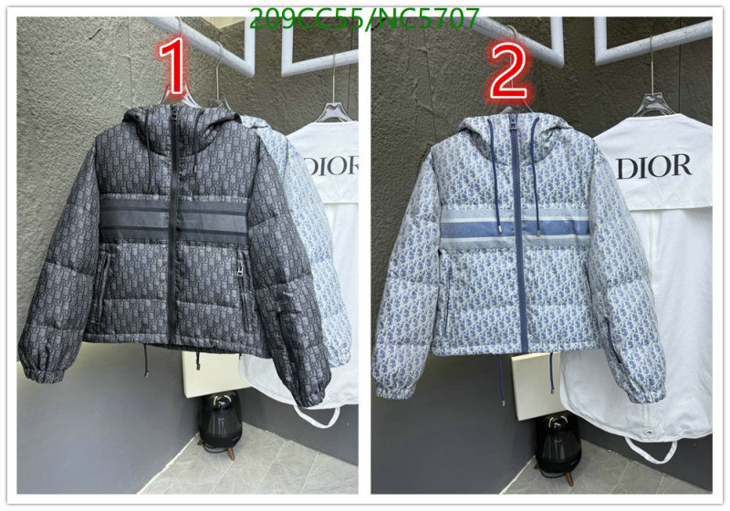 Dior-Down jacket Women Code: NC5707 $: 209USD