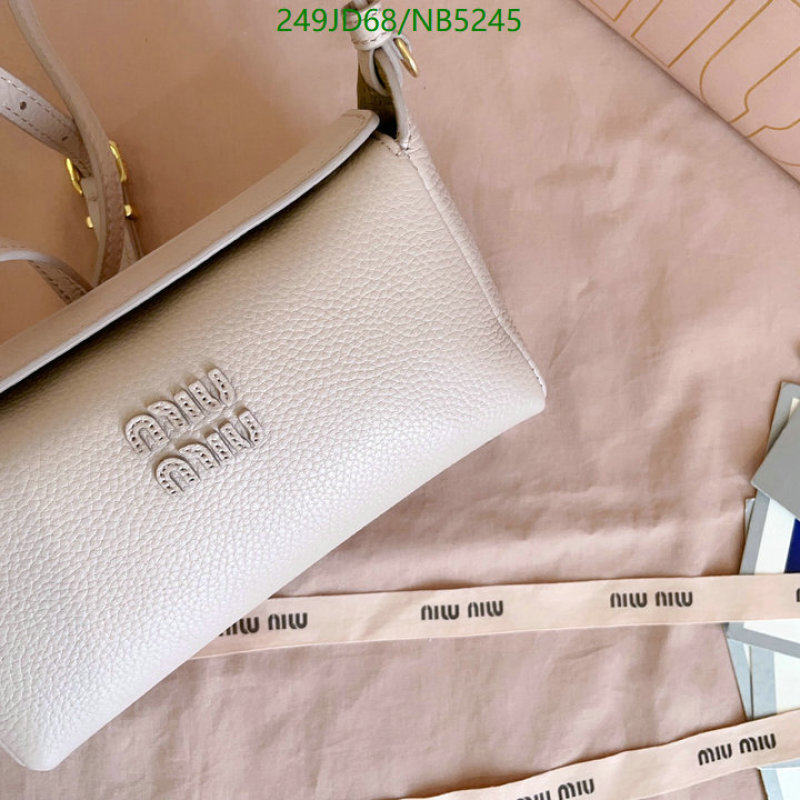 Miu Miu-Bag-Mirror Quality Code: NB5245 $: 249USD