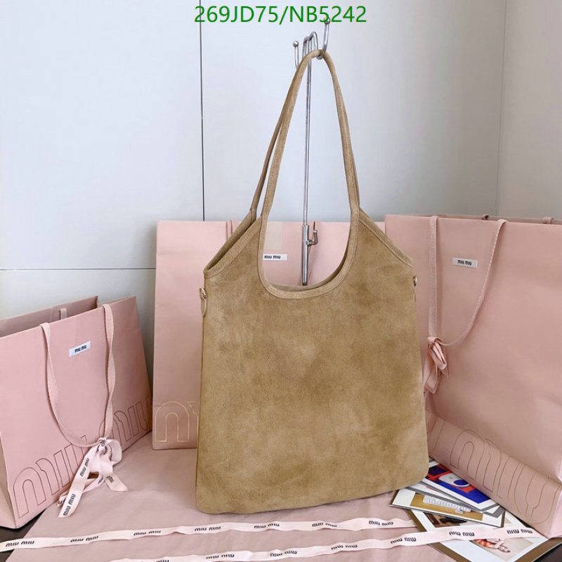 Miu Miu-Bag-Mirror Quality Code: NB5242 $: 269USD