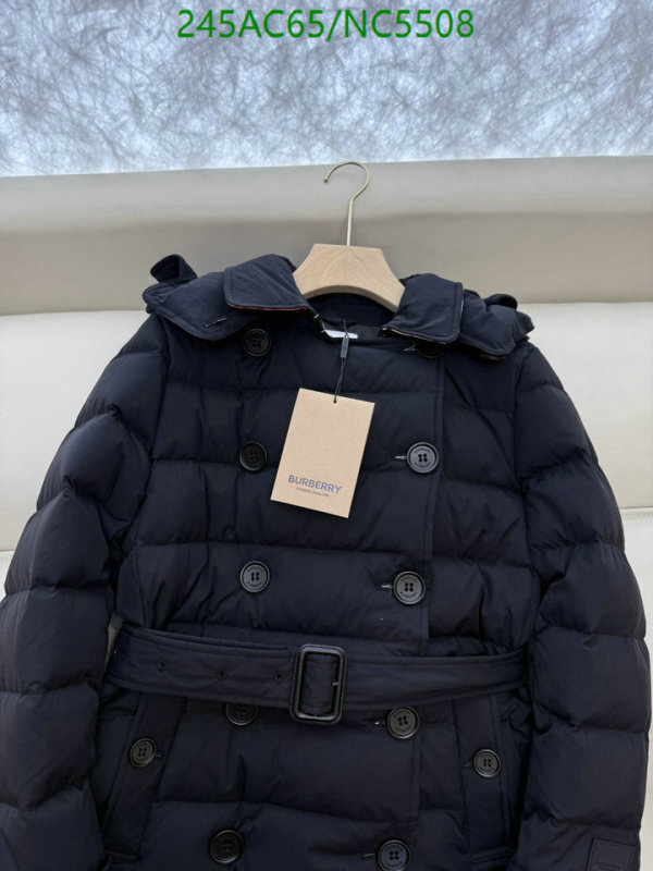 Burberry-Down jacket Women Code: NC5508 $: 245USD