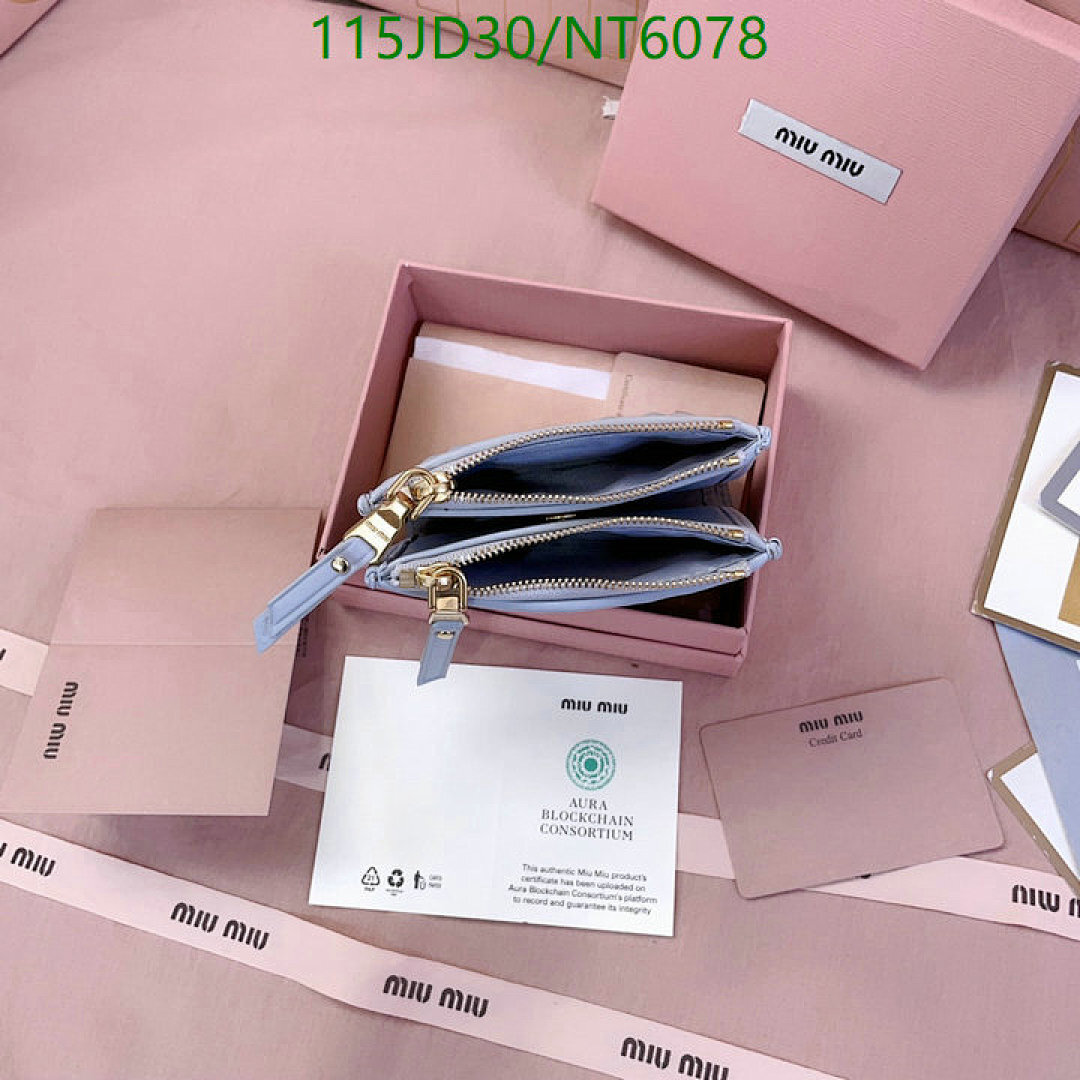 Miu Miu-Wallet Mirror Quality Code: NT6078 $: 115USD