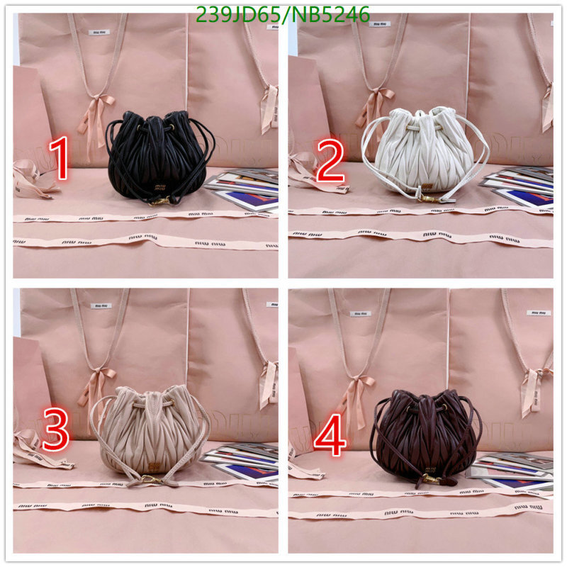 Miu Miu-Bag-Mirror Quality Code: NB5246 $: 239USD