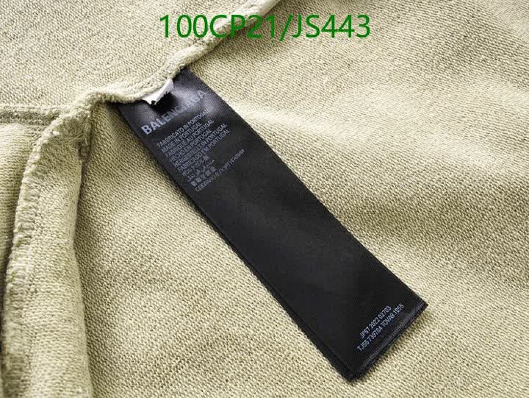 Balenciaga-Clothing Code: JS443 $: 100USD