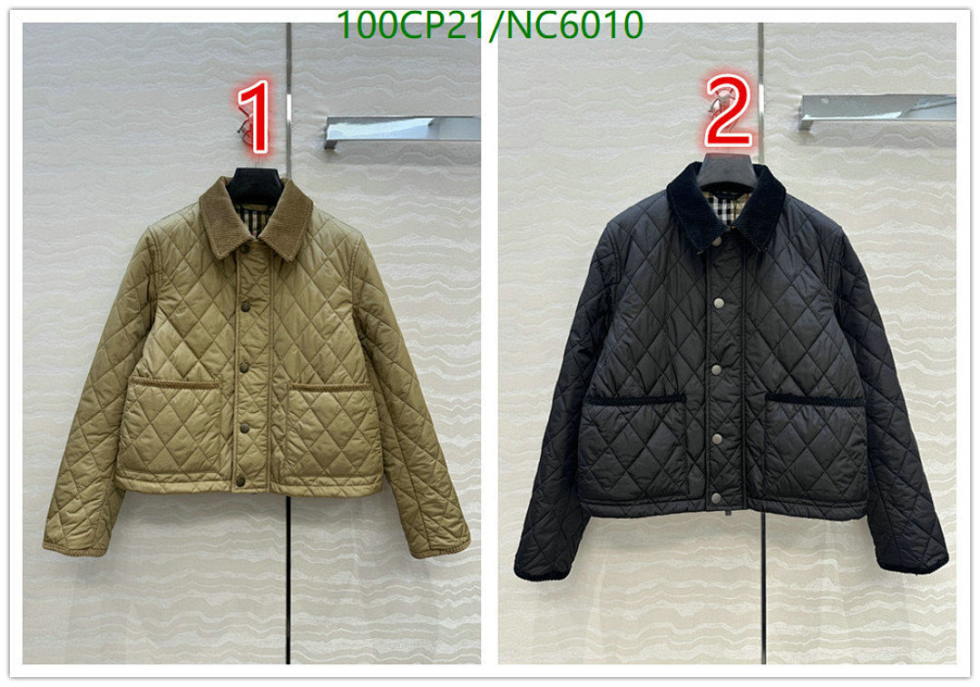 Burberry-Down jacket Women Code: NC6010 $: 100USD