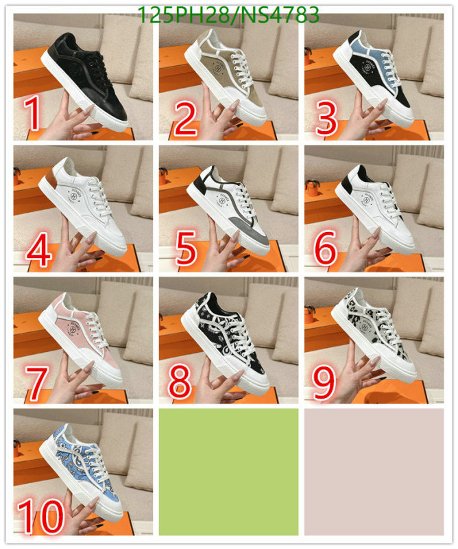 Hermes-Men shoes Code: NS4783 $: 125USD