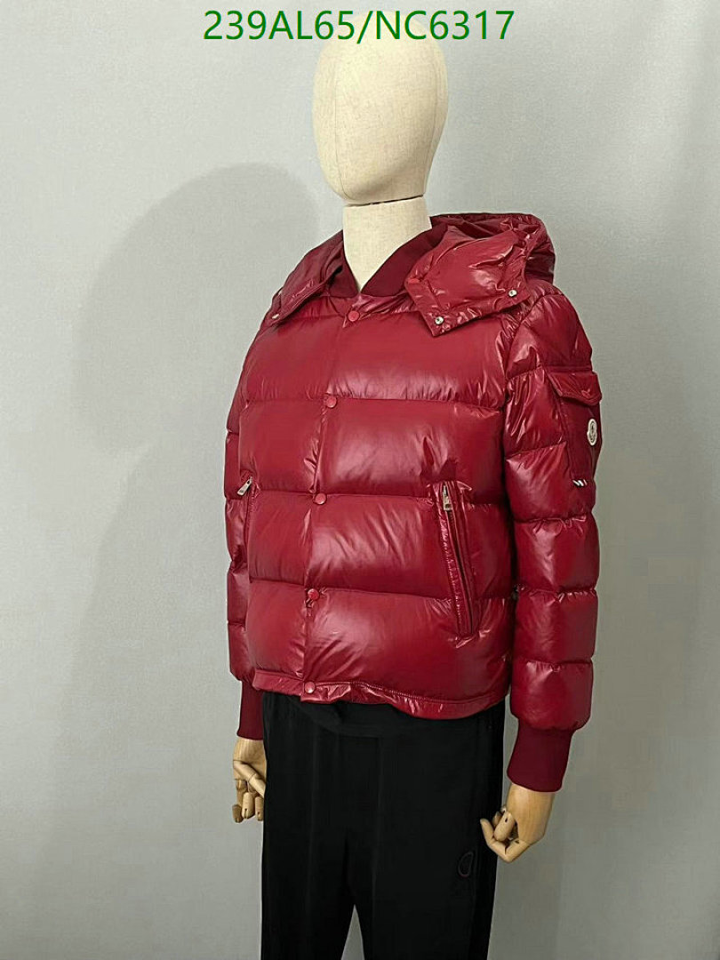 Moncler-Down jacket Men Code: NC6317 $: 239USD