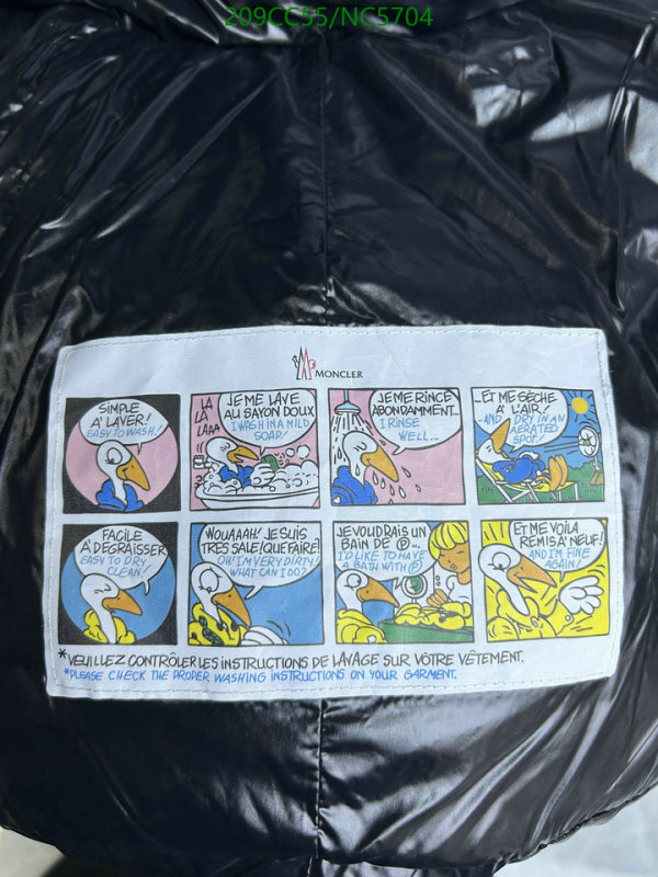 Moncler-Down jacket Women Code: NC5704 $: 209USD