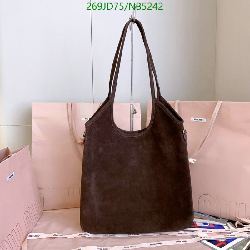 Miu Miu-Bag-Mirror Quality Code: NB5242 $: 269USD