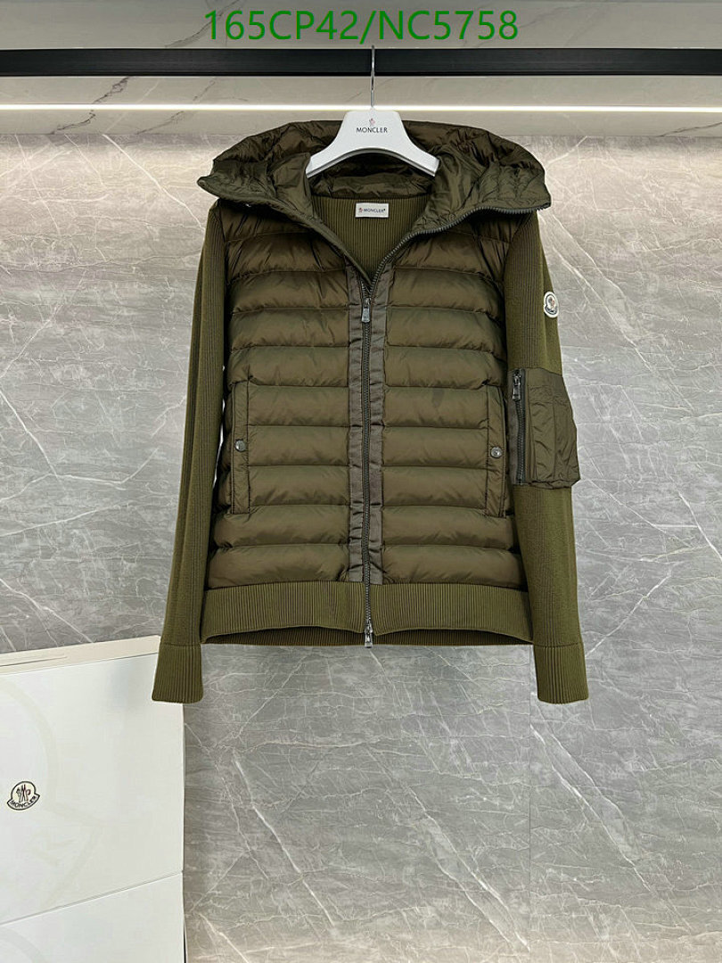 Moncler-Down jacket Men Code: NC5758 $: 165USD