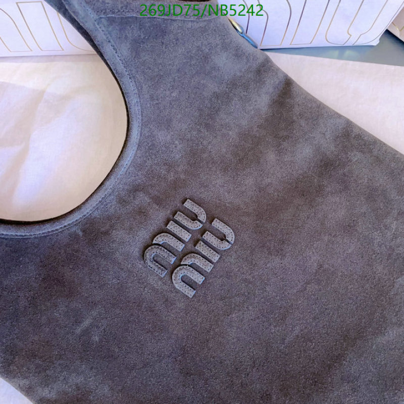 Miu Miu-Bag-Mirror Quality Code: NB5242 $: 269USD