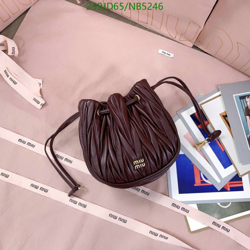 Miu Miu-Bag-Mirror Quality Code: NB5246 $: 239USD
