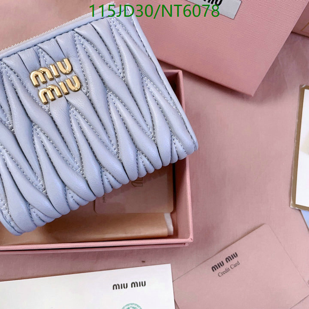 Miu Miu-Wallet Mirror Quality Code: NT6078 $: 115USD