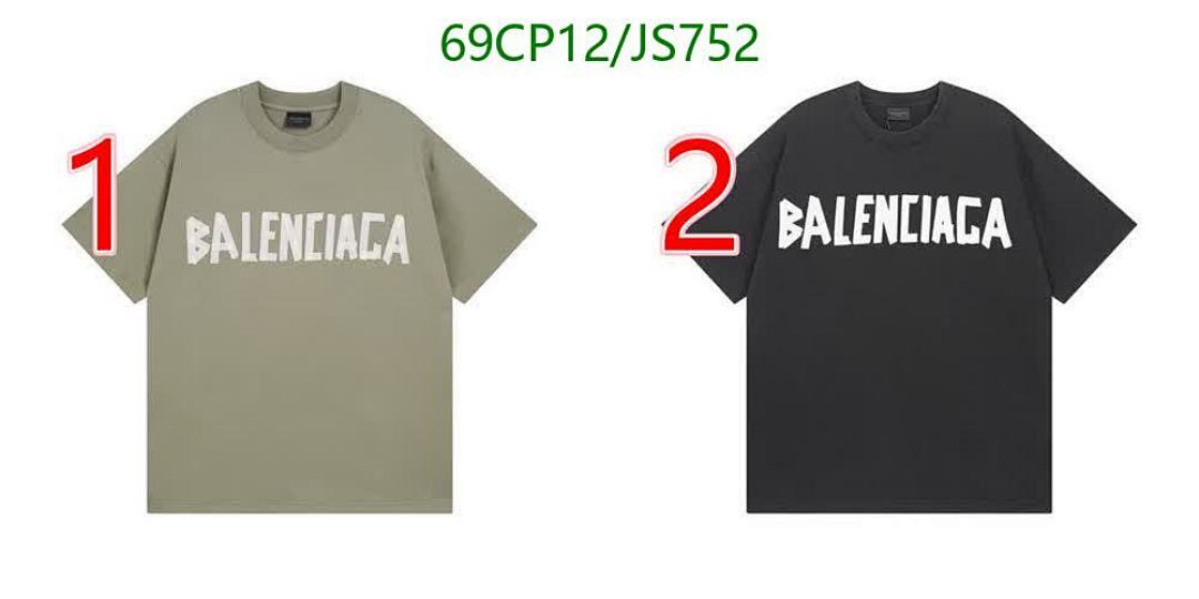 Balenciaga-Clothing Code: JS752 $: 69USD