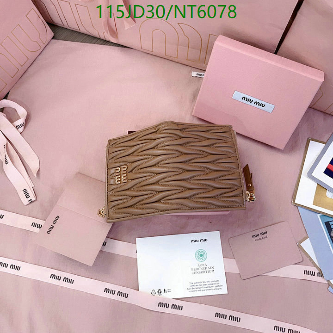 Miu Miu-Wallet Mirror Quality Code: NT6078 $: 115USD