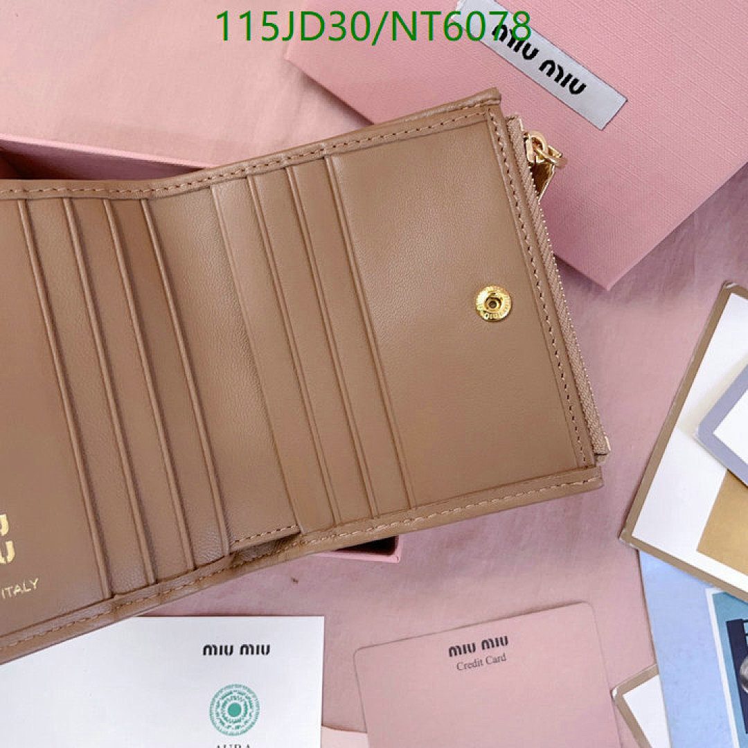 Miu Miu-Wallet Mirror Quality Code: NT6078 $: 115USD