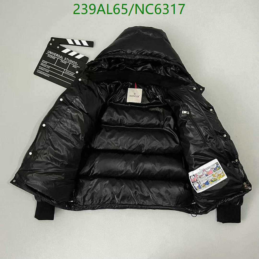 Moncler-Down jacket Men Code: NC6317 $: 239USD