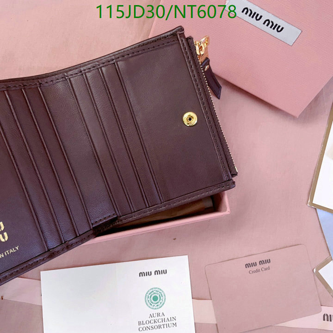 Miu Miu-Wallet Mirror Quality Code: NT6078 $: 115USD