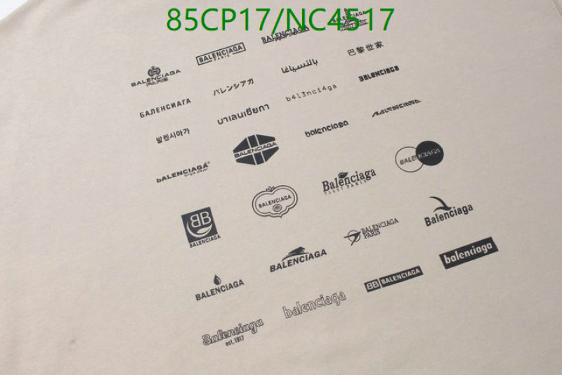 Balenciaga-Clothing Code: NC4517 $: 85USD