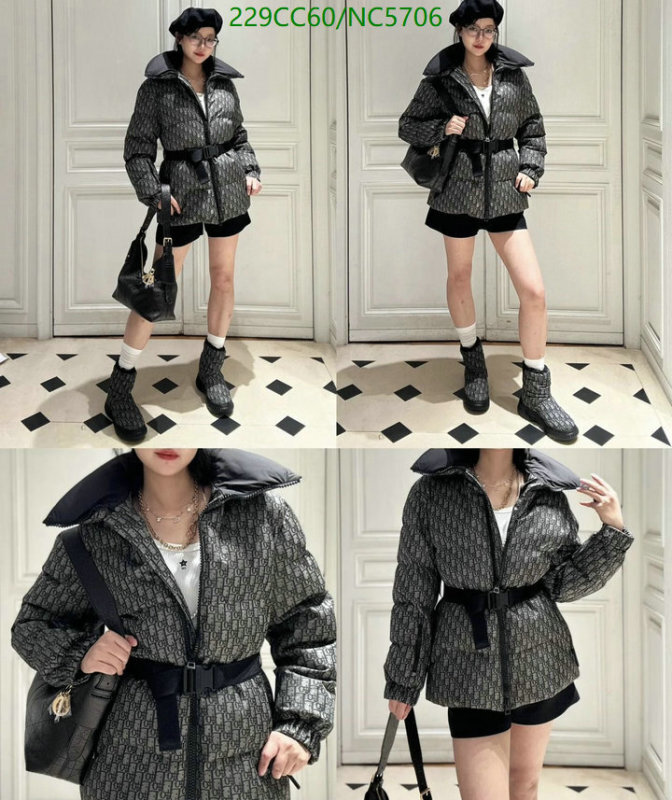 Dior-Down jacket Women Code: NC5706 $: 229USD