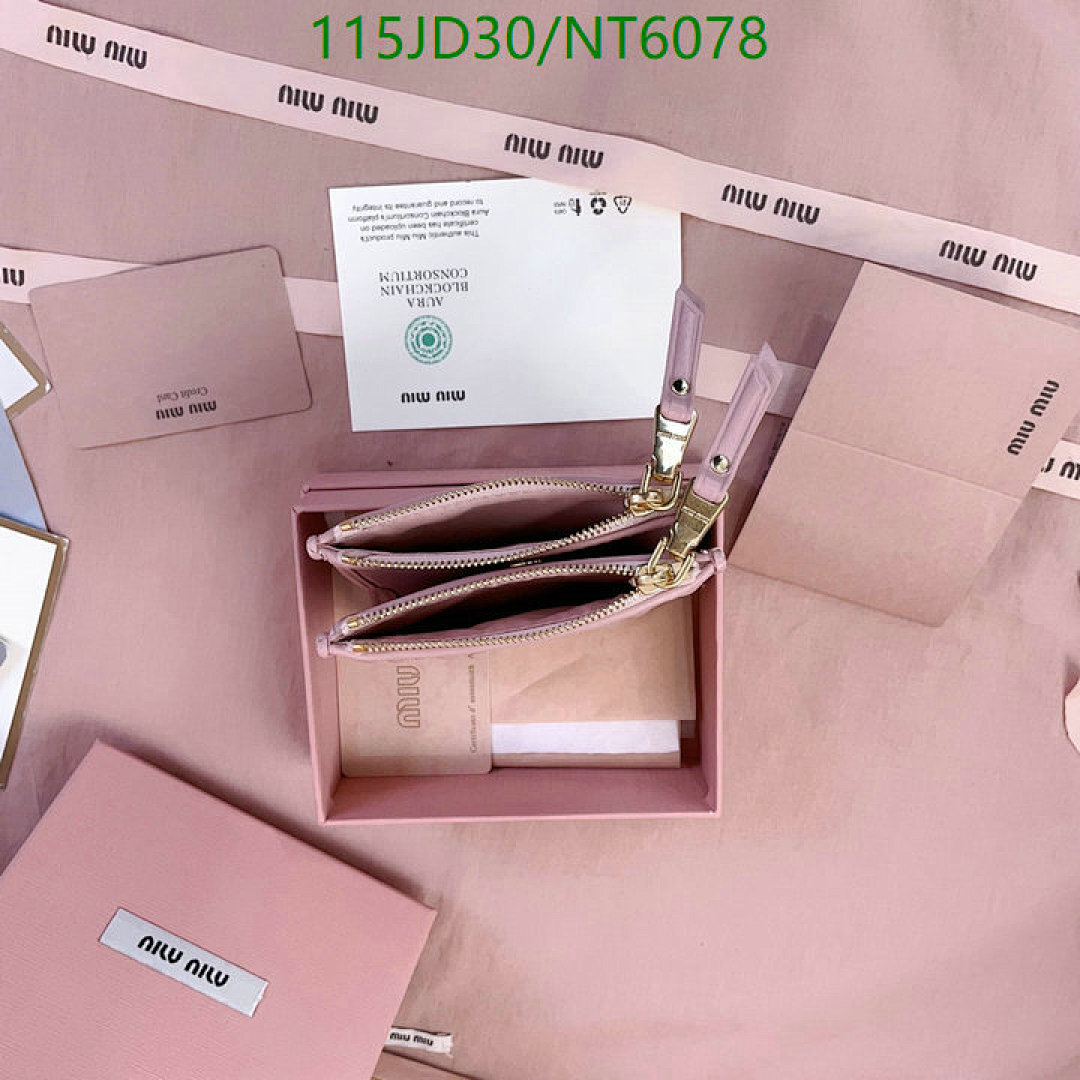 Miu Miu-Wallet Mirror Quality Code: NT6078 $: 115USD