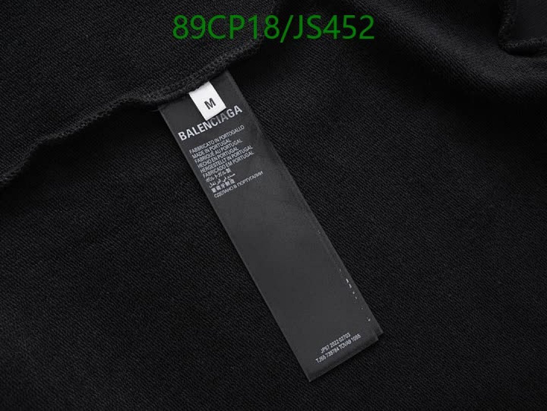 Balenciaga-Clothing Code: JS452 $: 89USD