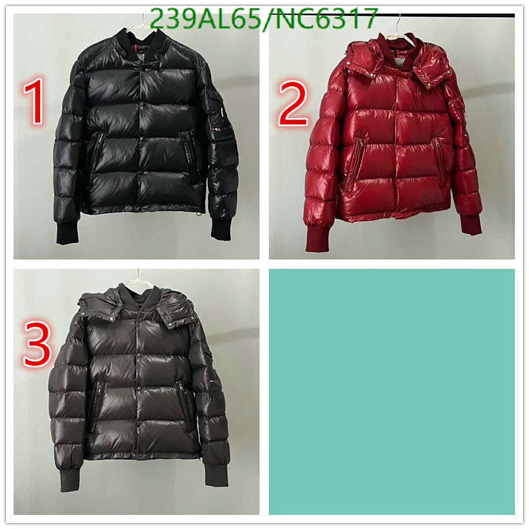 Moncler-Down jacket Men Code: NC6317 $: 239USD