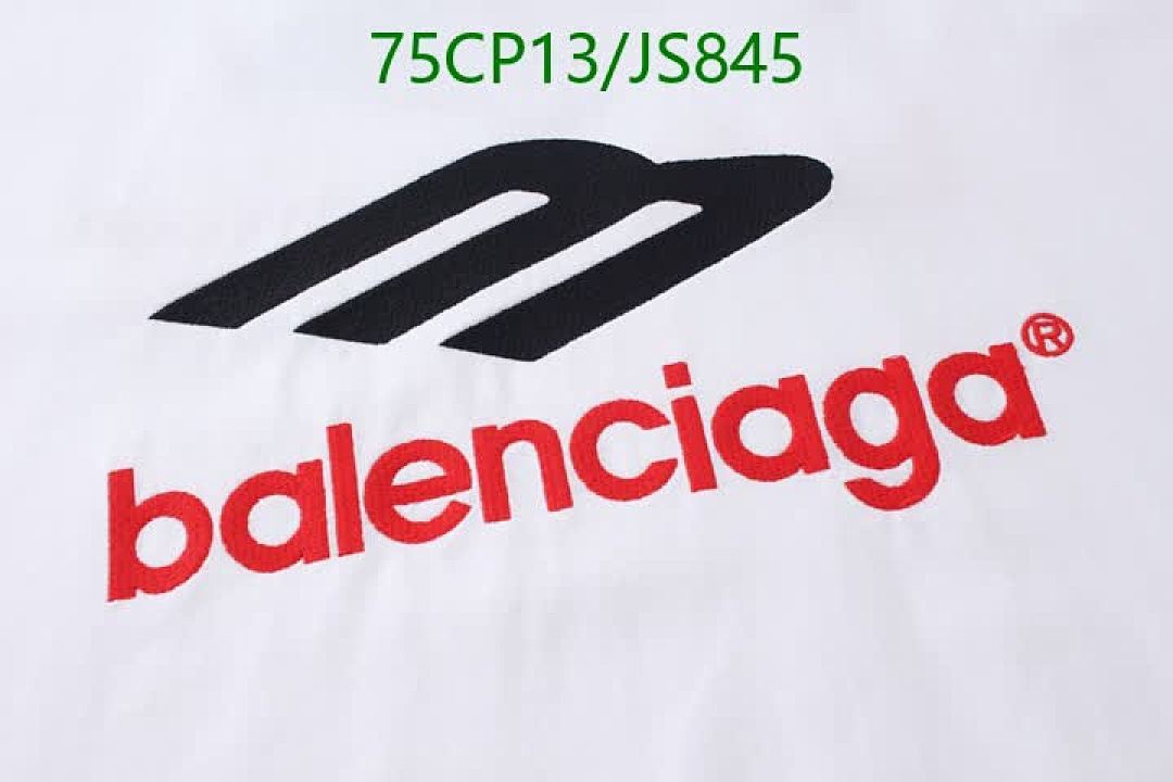Balenciaga-Clothing Code: JS845 $: 75USD