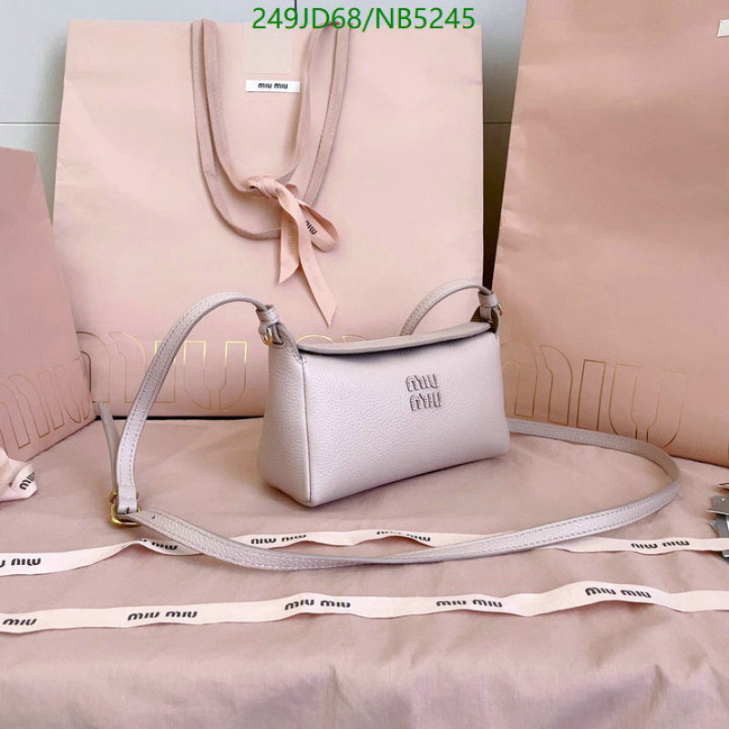 Miu Miu-Bag-Mirror Quality Code: NB5245 $: 249USD