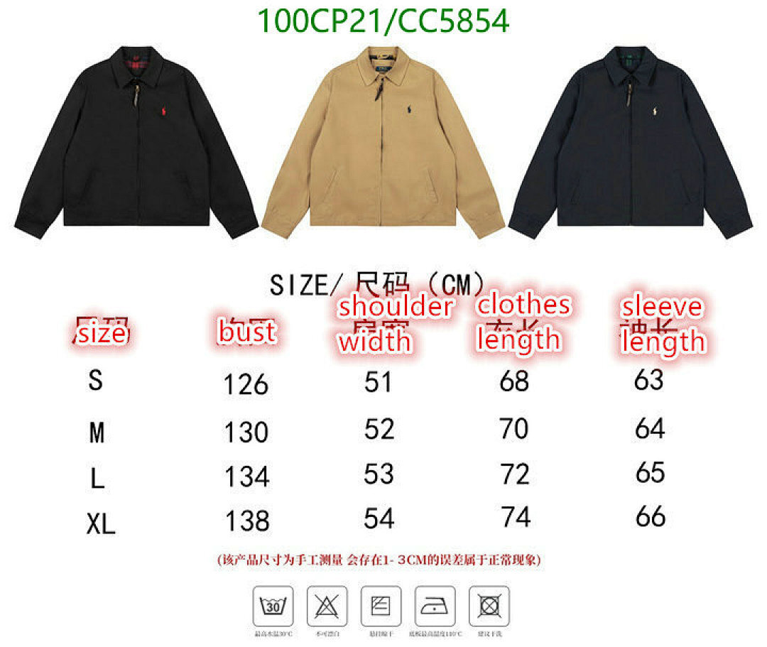 Ralph Lauren-Clothing Code: CC5854 $: 100USD