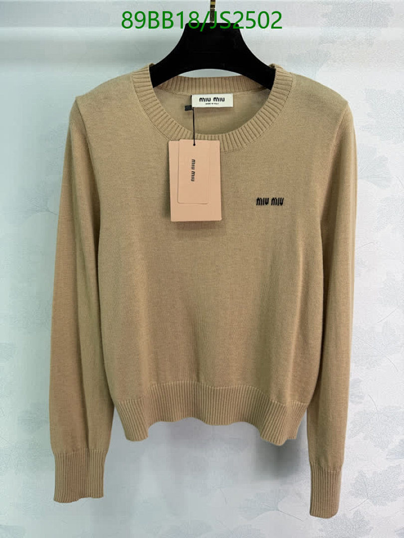 MIUMIU-Clothing Code: JS2502 $: 89USD