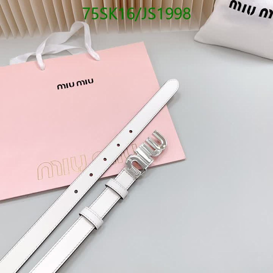 MIU MIU-Belts Code: JS1998 $: 75USD