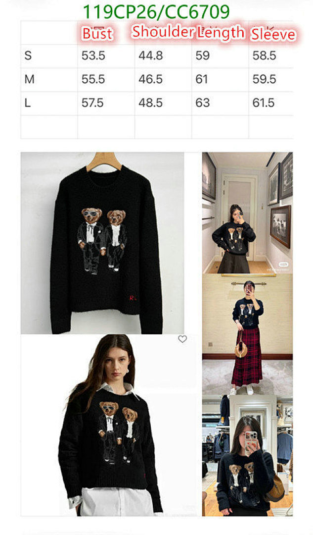 Ralph Lauren-Clothing Code: CC6709 $: 119USD