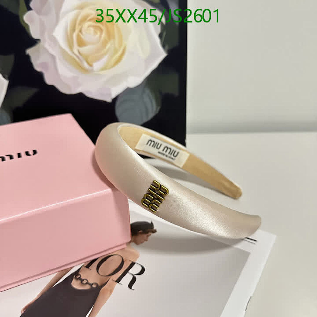 MIU MIU-Headband Code: JS2601 $: 35USD