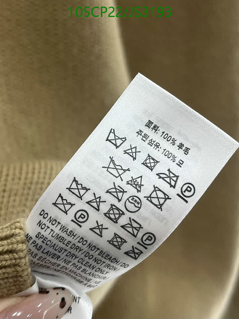 Burberry-Clothing Code: JS3193 $: 105USD