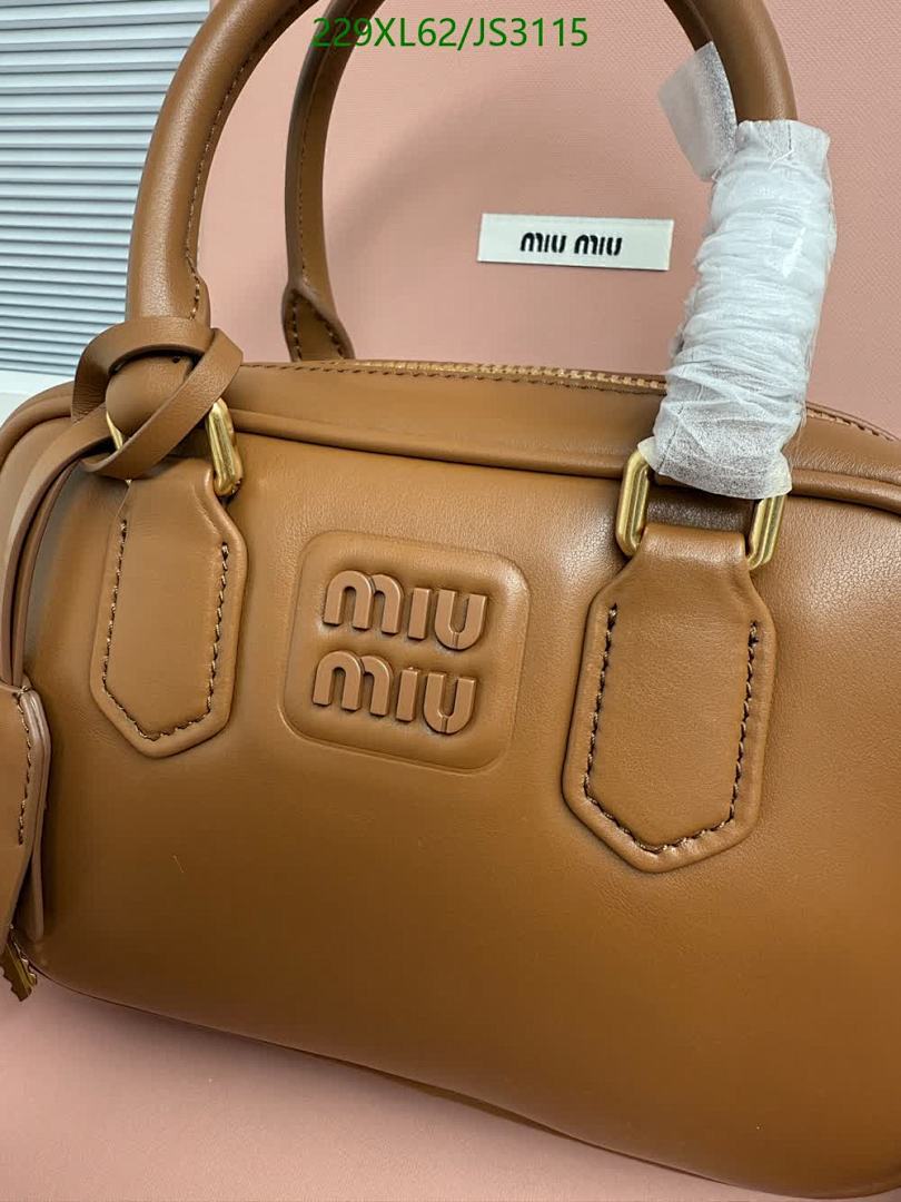 Miu Miu-Bag-Mirror Quality Code: JS3115 $: 229USD
