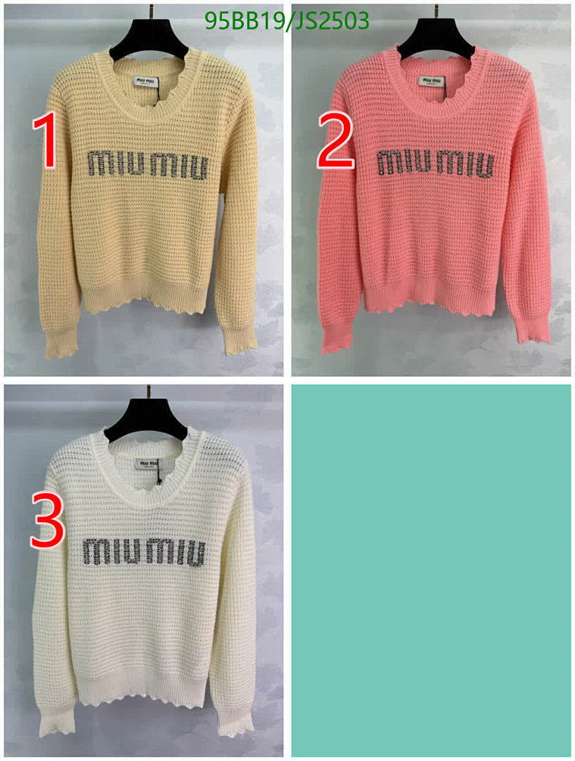 MIUMIU-Clothing Code: JS2503 $: 95USD