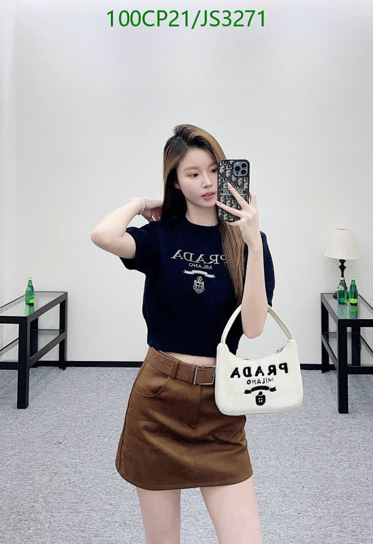Prada-Clothing Code: JS3271 $: 100USD