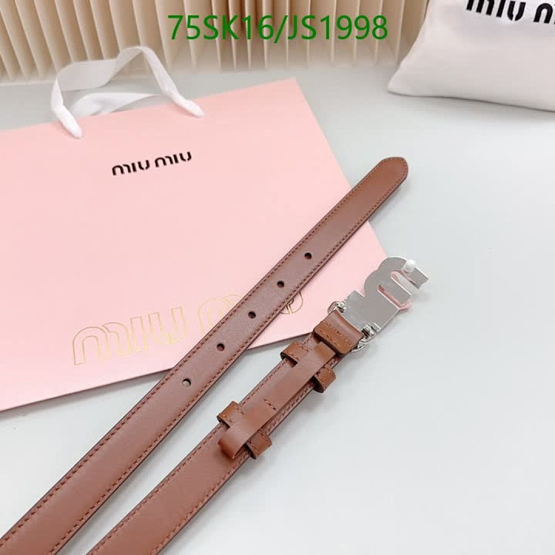 MIU MIU-Belts Code: JS1998 $: 75USD